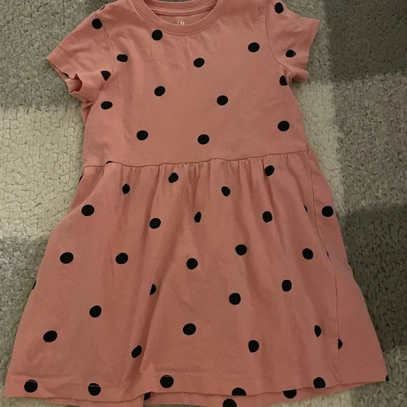 princess polly baby blue dress Polka Dot Round Neck Midaxi Waisted Dress | BROWN | Dresses main image 1